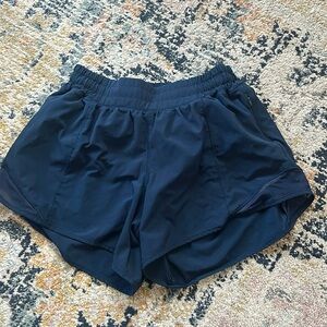 Lululemon navy blue shorts worn a couple times, but in great condition!